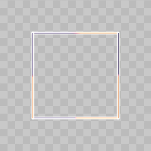 Gradient color frame png images for your design